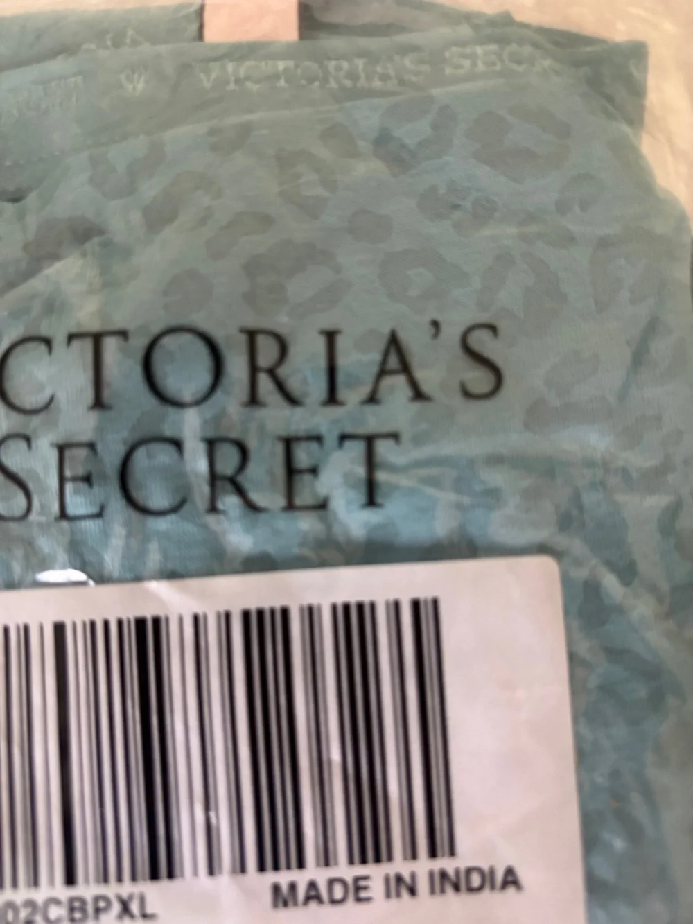 Victoria's Secret Aqua Lace Bikini Panty - XL